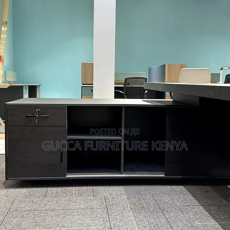 Director's L-shaped Executive Office Table-180cm