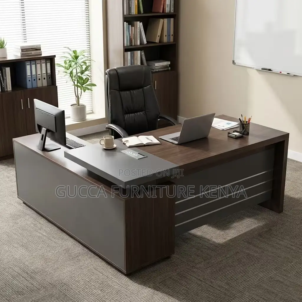 Director's L-shaped Executive Office Table-180cm