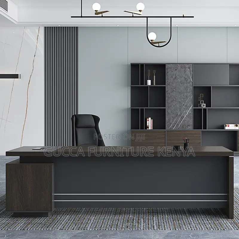 Director's L-shaped Executive Office Table-180cm
