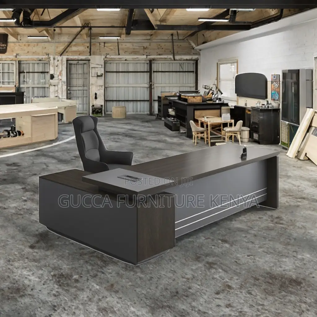 Director's L-shaped Executive Office Table-180cm