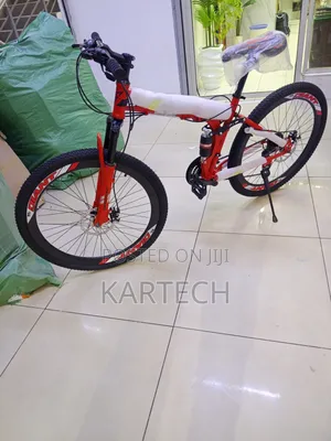 26" Foldable Mountain Bike With 21-Speed Shimano Gears