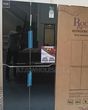 Roch 421 Litres Four-Door Glass Fridge