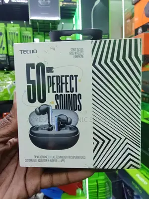 Tecno Sonic 1 Active True Wireless Earbuds, 50 Hours Play Time