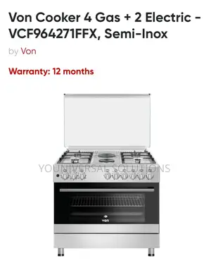 60*90 4+2 Von Standing Cooker