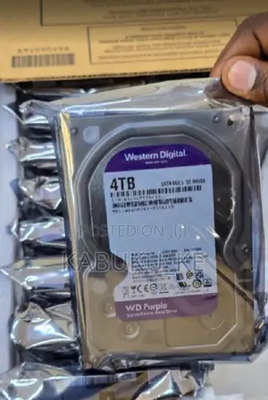 Wd Purple 4tb Surveillance Hard Disk Drive - New