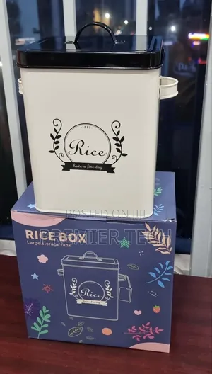 H102 Galvanized Metallic 5kg Rice Bin Now Available
