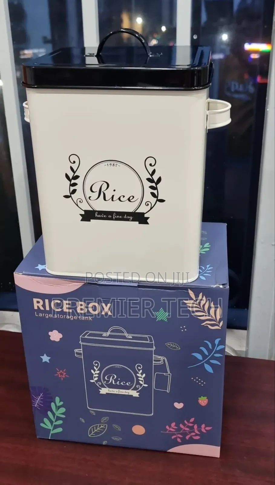 H102 Galvanized Metallic 5kg Rice Bin Now Available