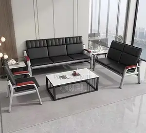 Office Bench : 5-Seater Executive Lobby Reception Sofa-Bench