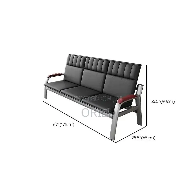 Office Bench : 5-Seater Executive Lobby Reception Sofa-Bench