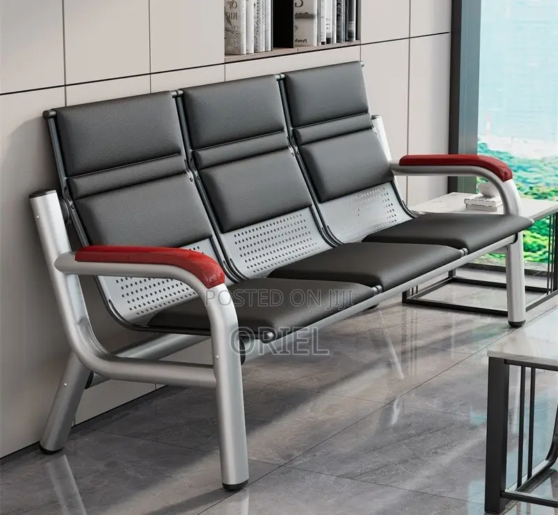 Office Bench : 5-Seater Executive Lobby Reception Sofa-Bench