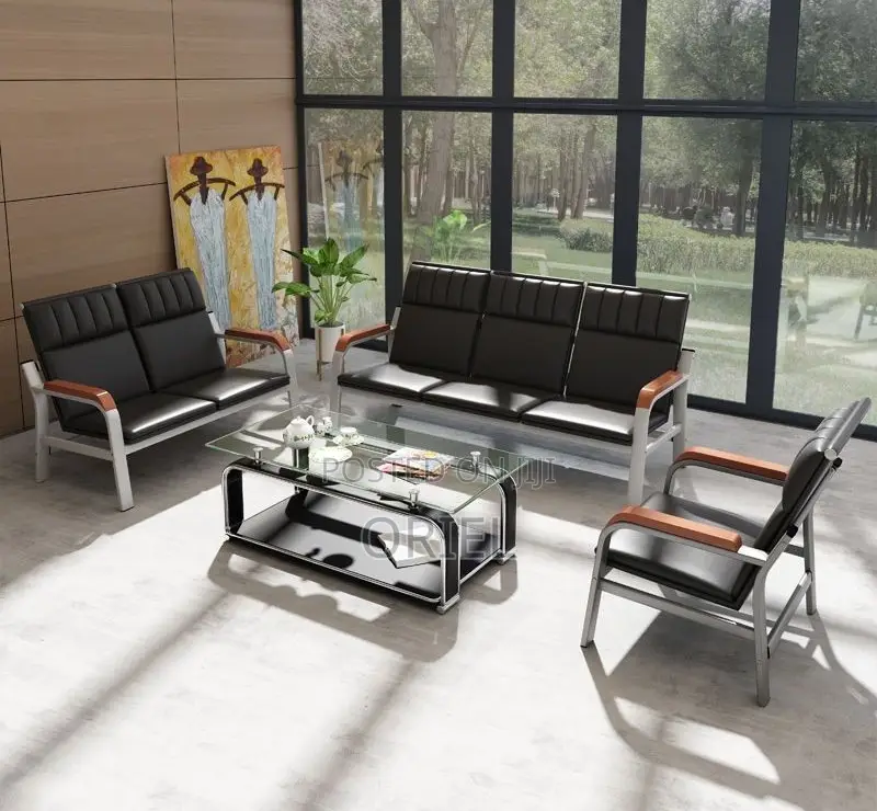 Office Bench : 5-Seater Executive Lobby Reception Sofa-Bench