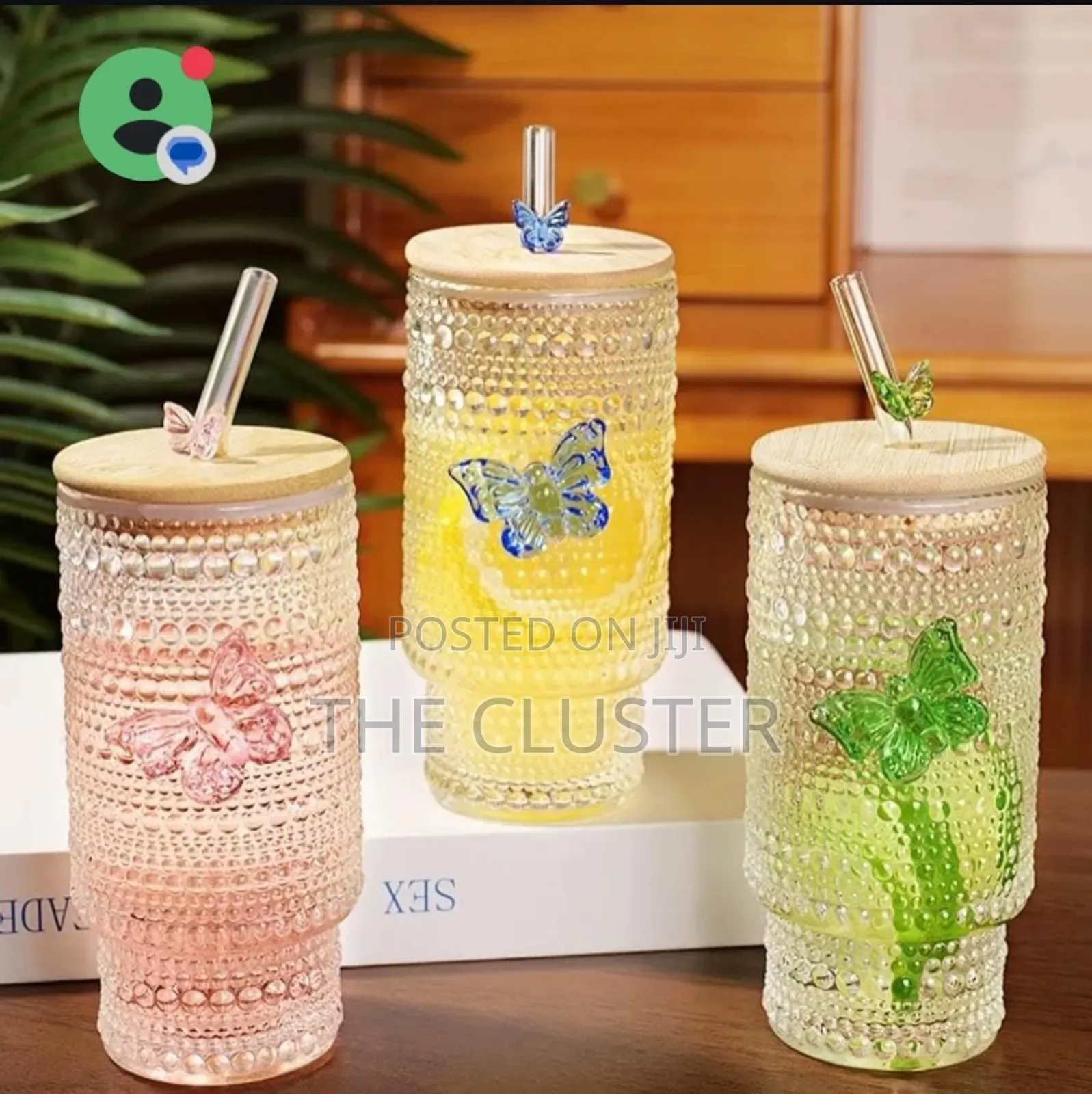 Vintage Embossed Tumbler Glassware