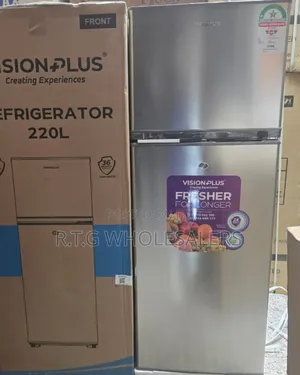 Vision Plus 220l Double Door Refrigerator Spacious Energy Efficient