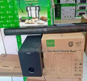 Black Syiniix Sound Bars. New