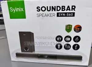 Stocked Syiniix Sound Bars. New