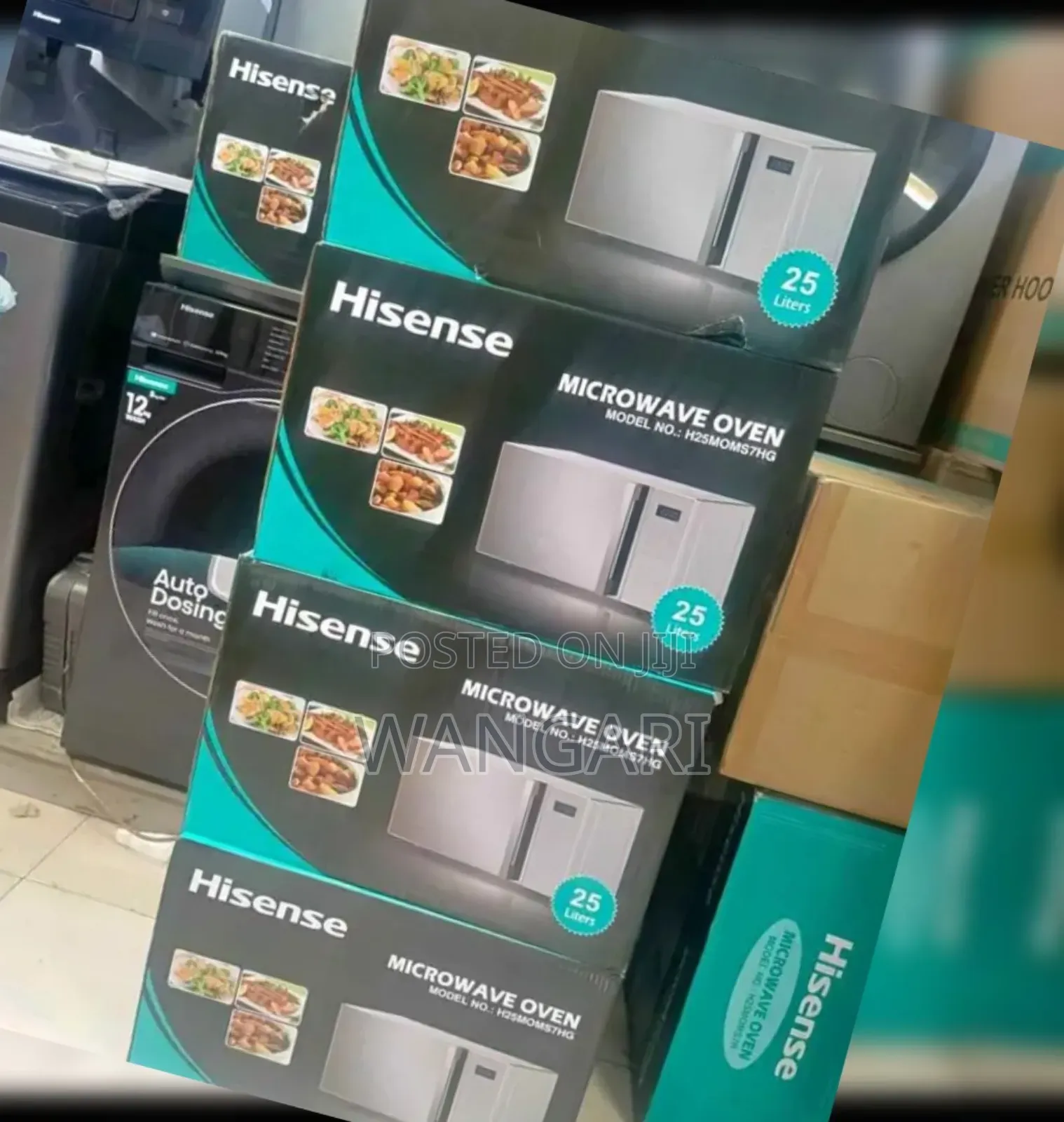 White Hisense 25l Microwave