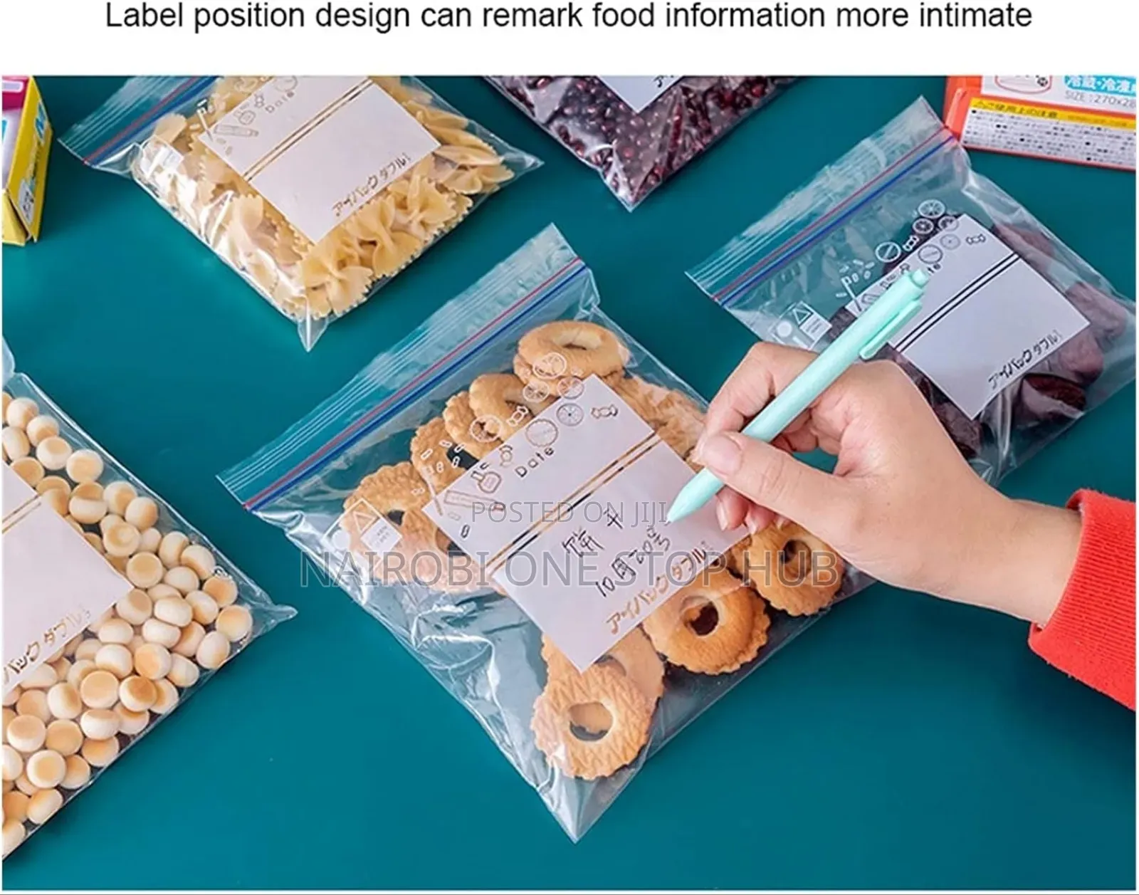 Ziplock Bag Set With Zip