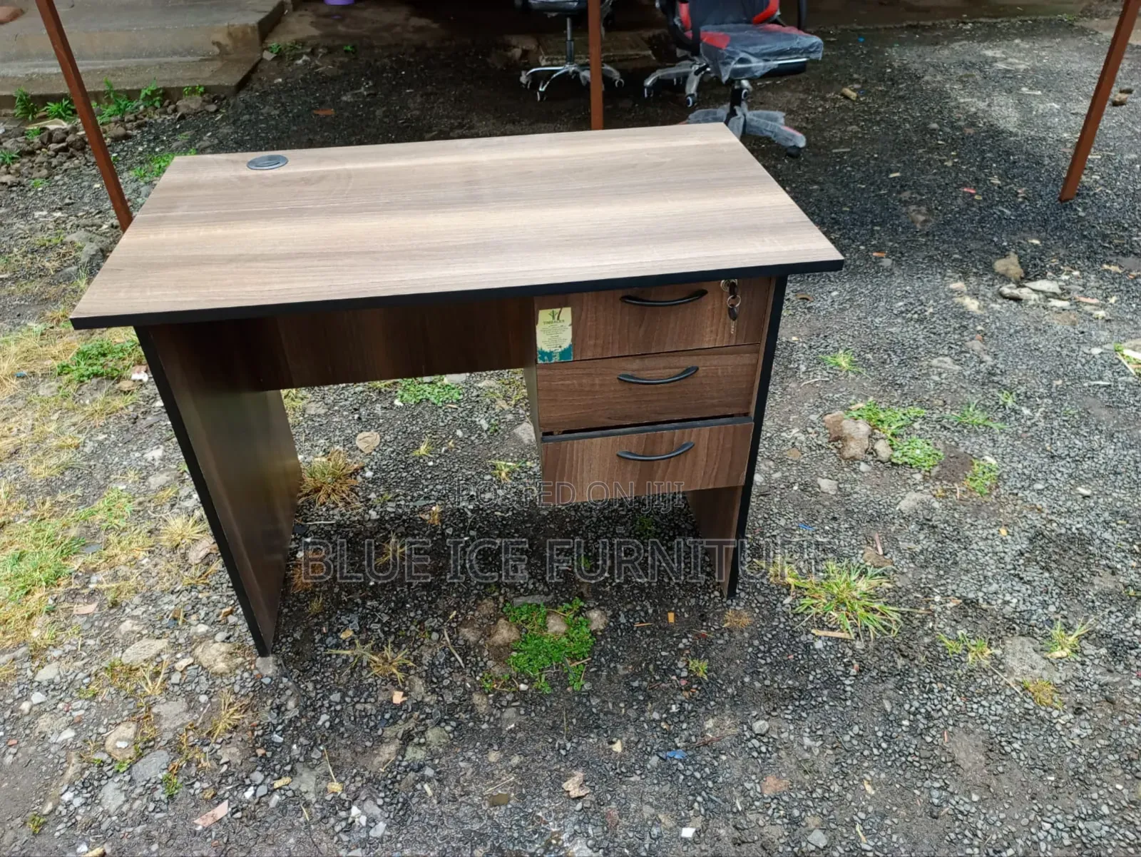Cherry Office Desk 1m