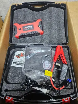 Multifuctional 2-in-1 Jump Starter + Air Compressor