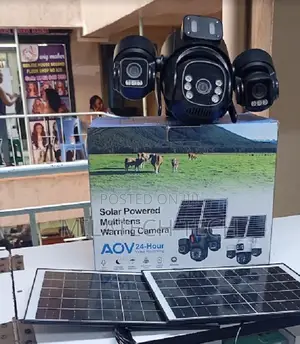 Triple Lens PTZ Solar Camera and Alerts