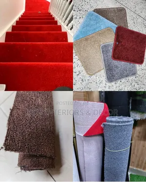Wall to Wall Carpets in Brown, Red, Beige and Light Blue Variants