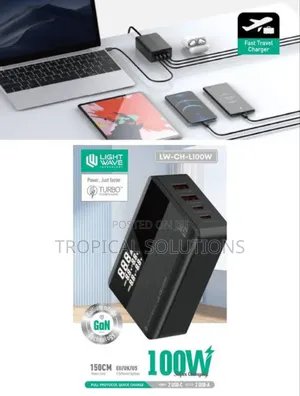 Light Wave 100w Super Fast Charger 100w