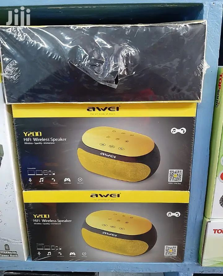 Awei Y 200 Portable Stereo Bluetooth Speaker.