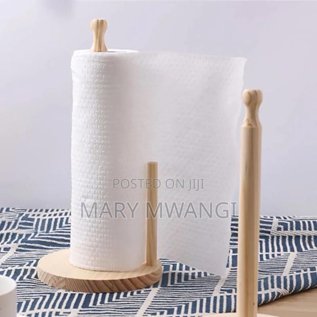 Bamboo Tissue Holder - thumbnail 2
