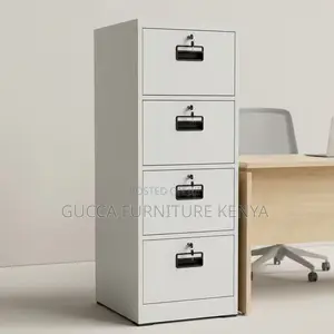 4-drawer Metallic File Storage Cabinet