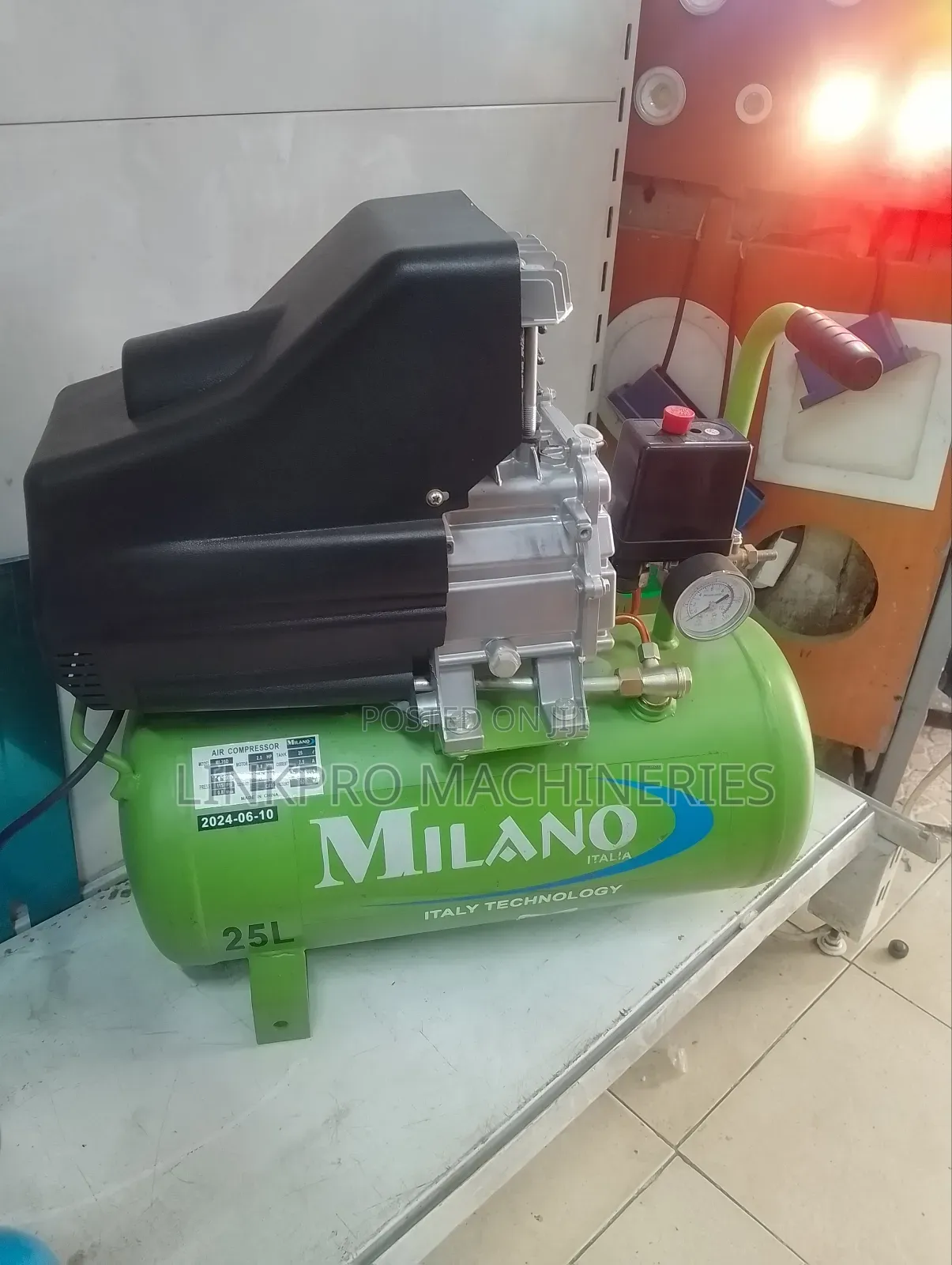 2.5hp 25 Litres Milano Air Compressor