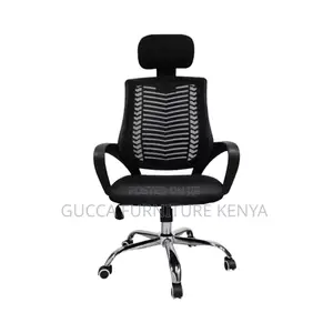 Swivel Height Adjustable Mesh Headrest Chair