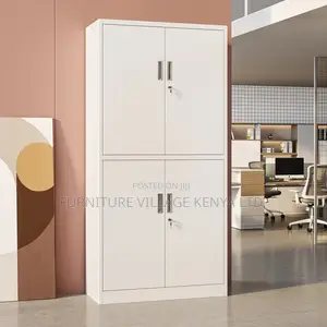 Office Cabinet; 4- Door Swing Office Storage Cabinet