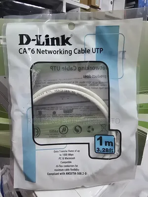 Dlink Cat6 Networking Patch Cord 1m