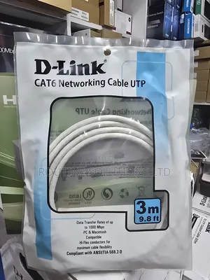 Dlink Cat6 Networking Patch Cord 3m
