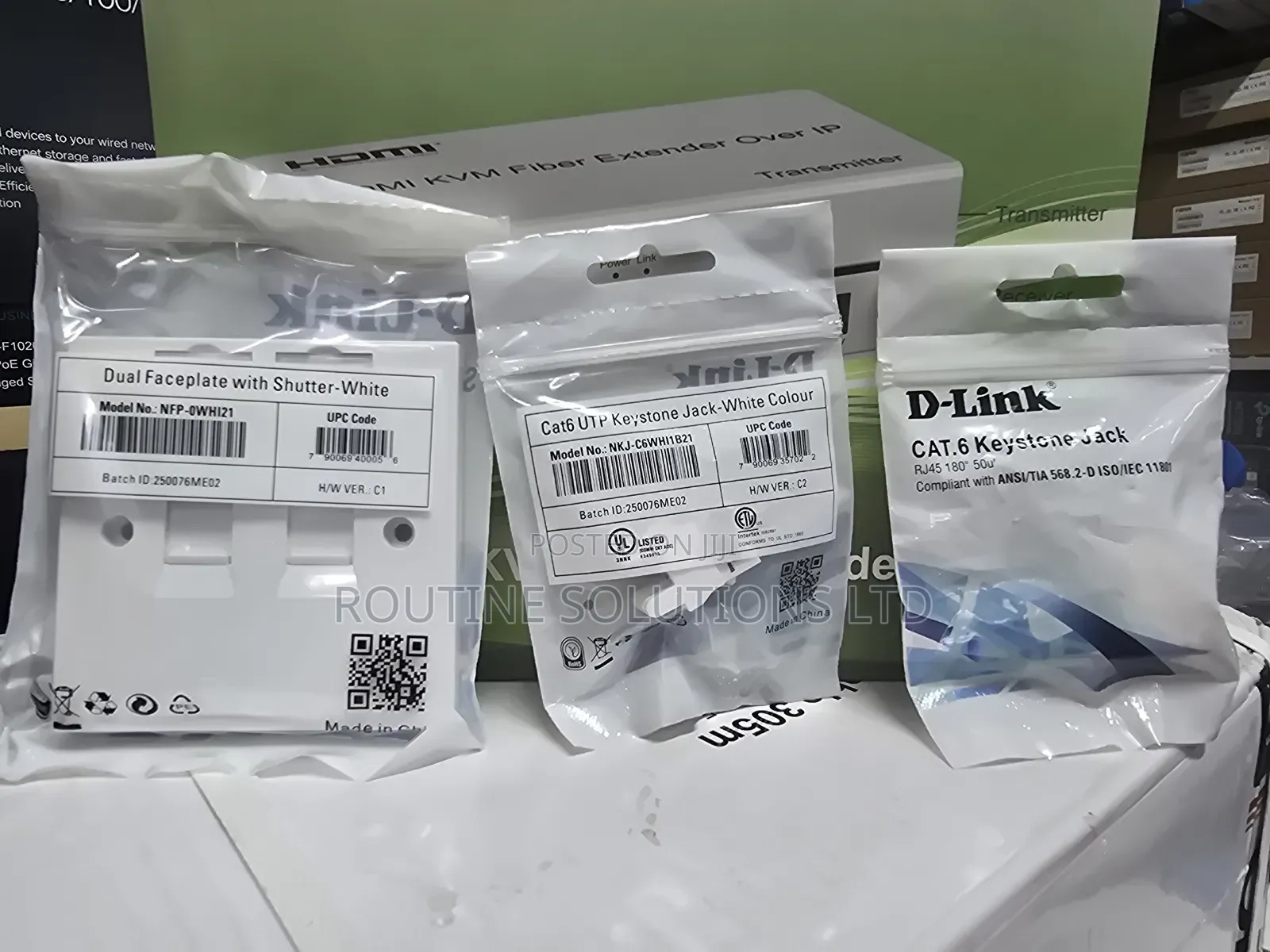 Dlink Dual Faceplate Cat6 Utp Keystone