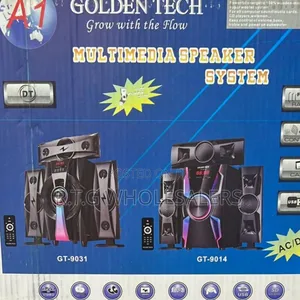 Goldentech 3.1 Channel Speaker With Powerful Woofer