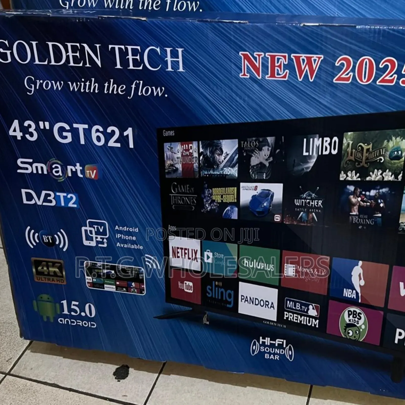 43 Inch Goldentech Smart Tv – Digital Android Display