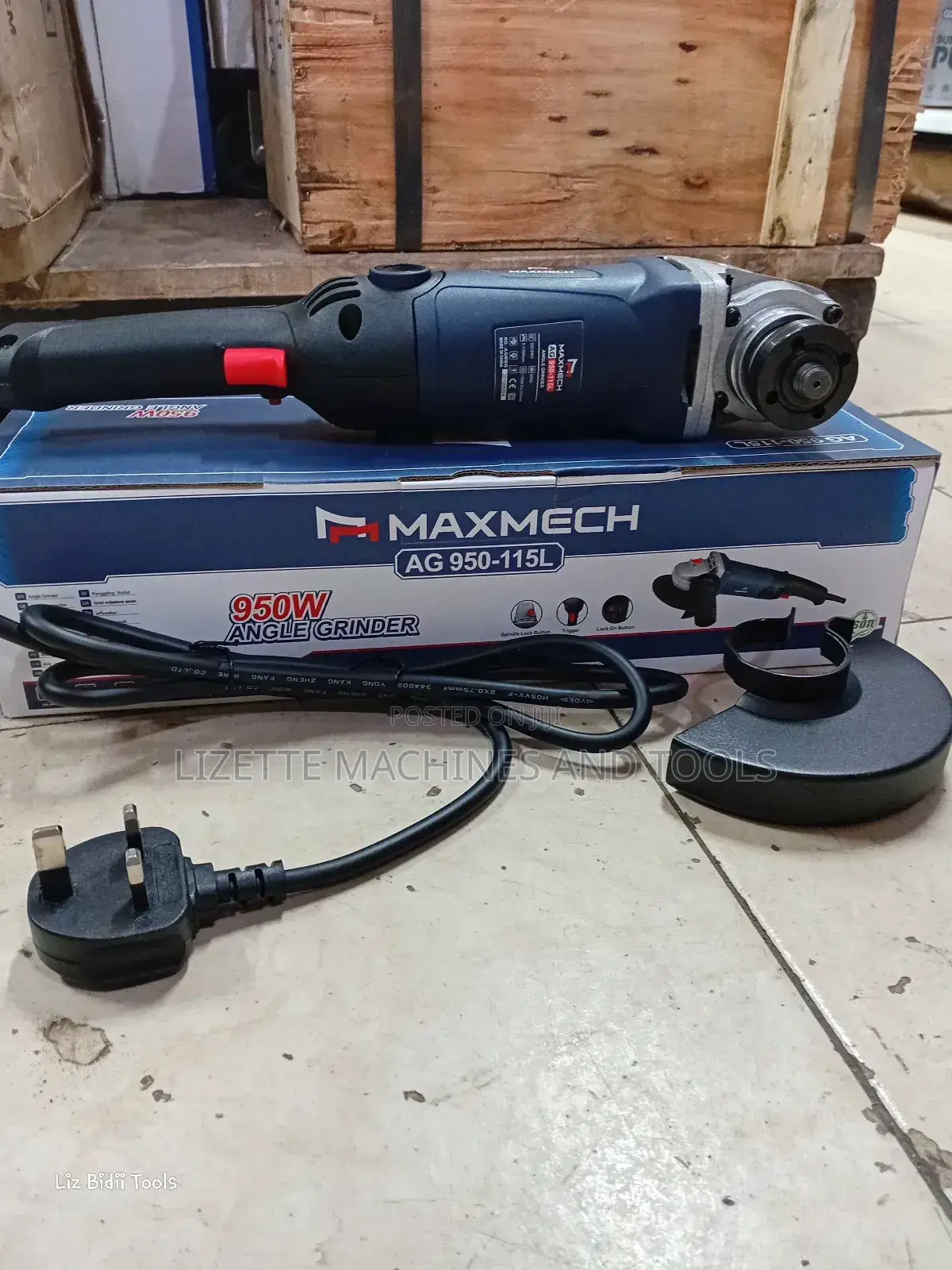 Maxmech 950w Electric Angle Grinder