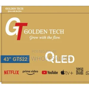 43′′ Goldentech Qled Android Smart Tv With Netflix Youtube