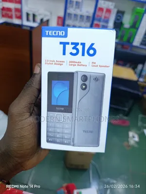New Tecno T316 Black