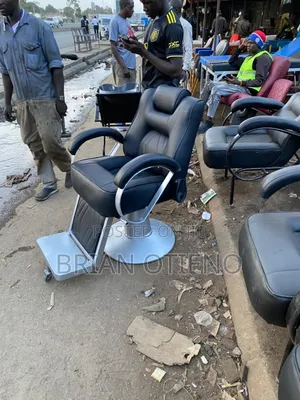 Barber Seats With Silver Base