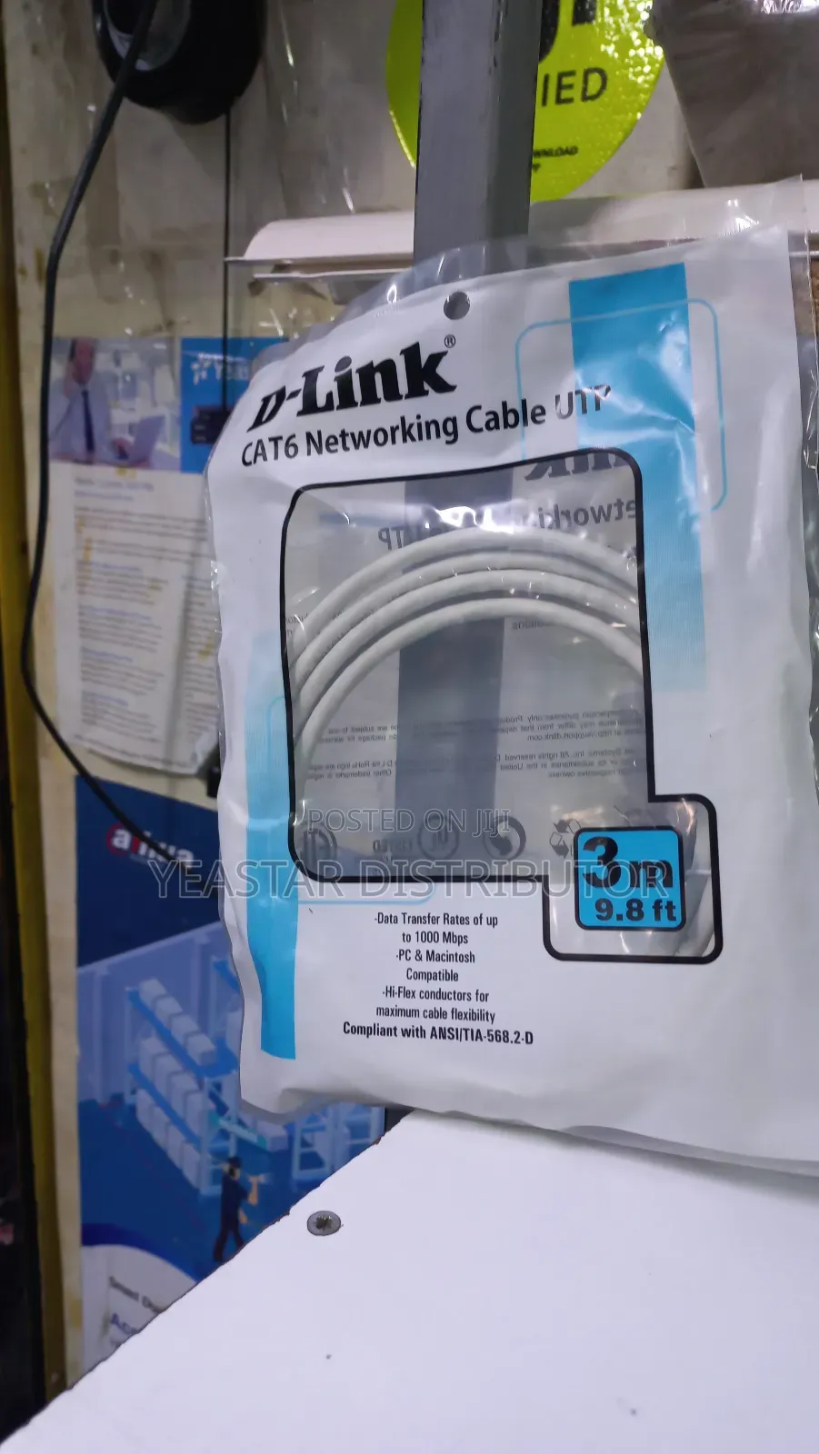 D Link Cat6 Patchcord 3m Utp