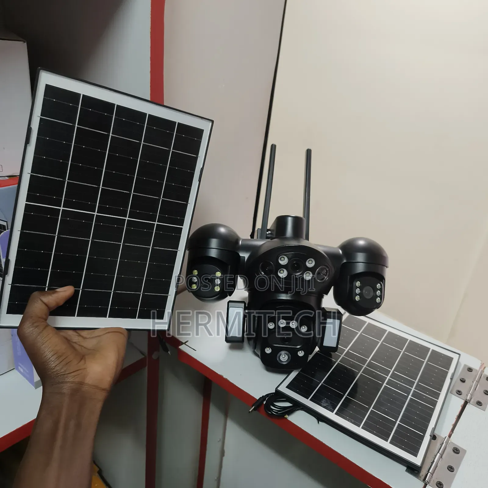 4 Lens Dual Panel CCTV Surveillance Camera