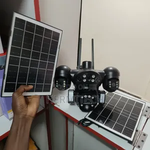 4 Lens Dual Panel CCTV Surveillance Camera