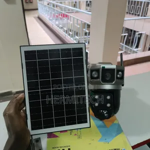 Dual Lens 4g Solar Powered PTZ Surveillance Security Camera