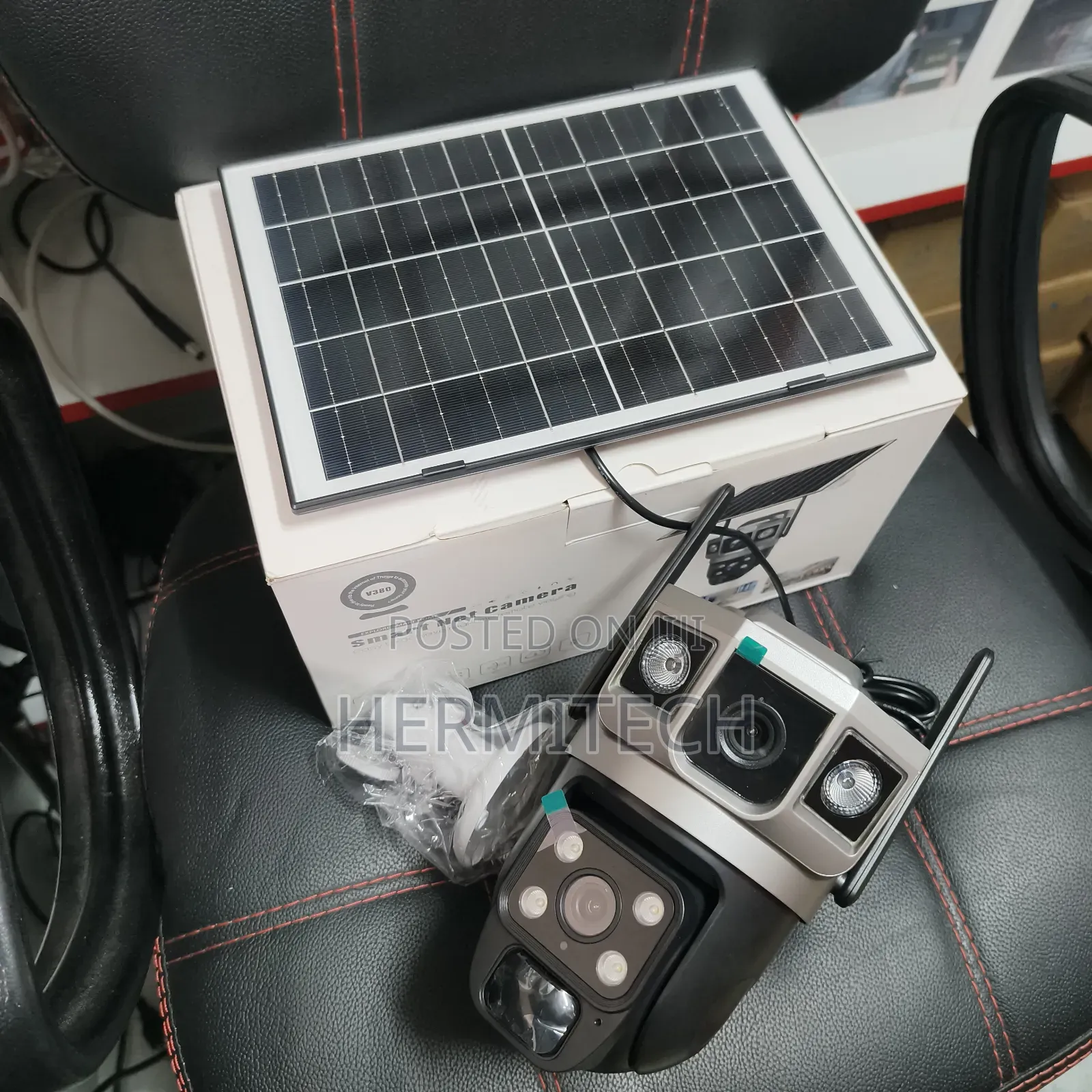 Dual Lens 4g Solar CCTV Outdoor Camera