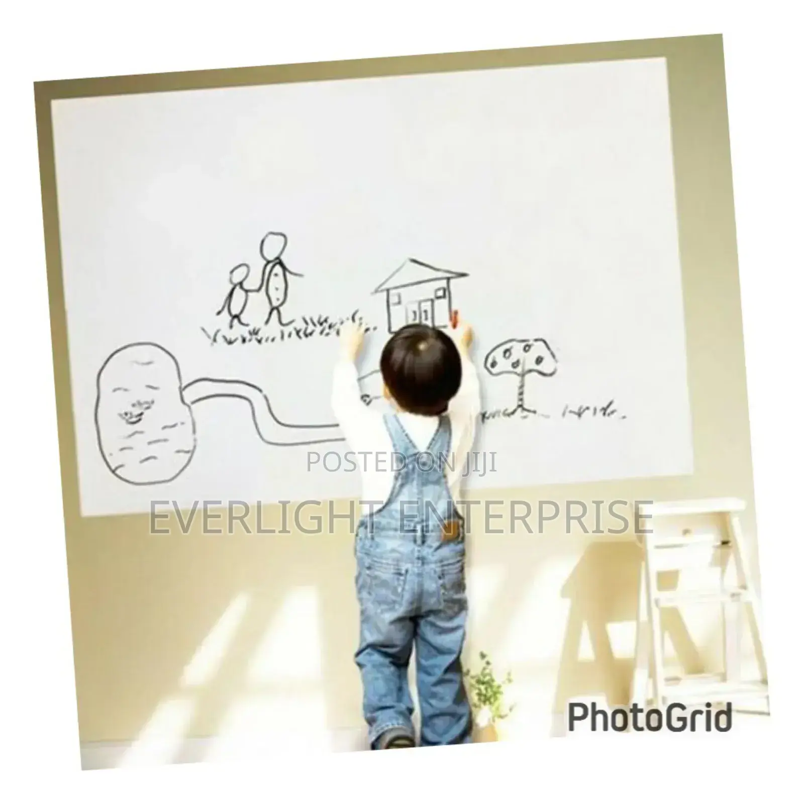 Self Adhesive Whiteboard Sticker With Pen