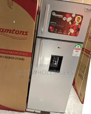 Ramtons 213 L 2-Door Refrigerator With Water Dispenser