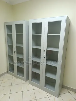 Full Glass Door Office File Cabinet