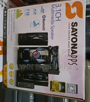 3.1ch Sayona SHT 1217 Bt Home Theater System Bluetooth/Fm/Usb.